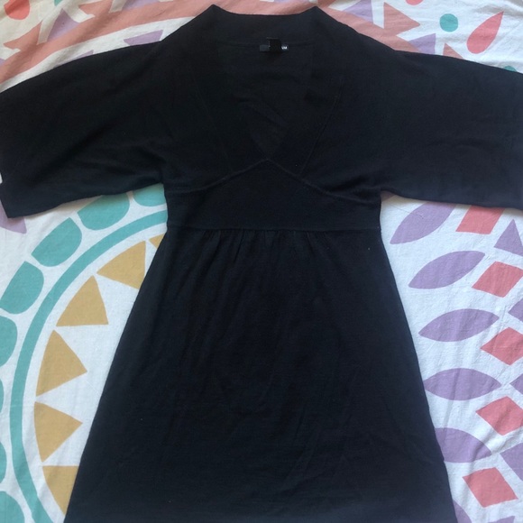 H&M Black Sweater Dress - Picture 1 of 4